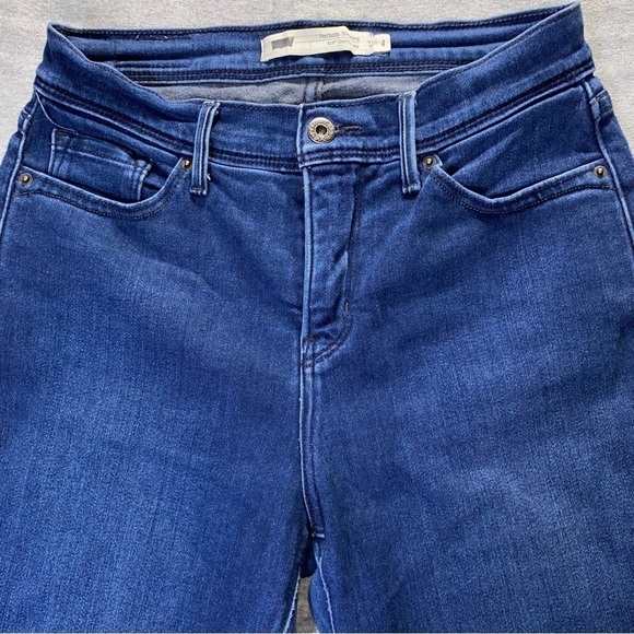 Levi's 512 Jeans Women's Sz 4 Blue Perfectly Slimming Skinny Leg Mid Rise Denim - Picture 6 of 16